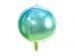  Folieballong - Blågrön, 35cm