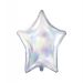  Folieballong - Iridescent stjärna, 48cm