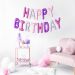  Folieballong - Happy Birthday, Lila