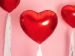  Folieballong - Rött hjärta, 45cm