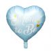  Folieballong - Mom to Be, Ljusblå, 35cm