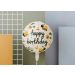  Folieballong - Arbetsmaskiner, Happy Birthday, 35cm