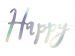  Girlang - Happy Birthday, Iridescent, 62cm