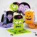  Popcornbägare - Halloween Monsters, 6-pack