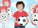  Ballonger med fotbollsspelare - 30cm, 6-pack