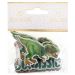 Träkonfetti - Jurassic Dino, 10-pack