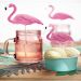  Dekorationspinnar - Flamingo, 6-pack