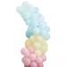  Ballongbåge - Pastell, 75 ballonger, 5 m