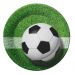  Papptallrikar - Fotboll, 18cm, 6-pack