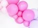  Pastelliga fuchsiafärgade ballonger - 30cm, 10-pack