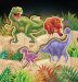  Bordsdekoration - Dinosaurier, 4-pack