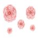  Väggdekoration - Pappersblommor, rosa