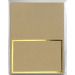  Placeringskort - Naturfärg/Guldram, 6x9cm, 10-pack