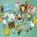  Honeycomb dekorationer - Pokemon, 3-pack