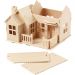  Monterbart hus av trä, 3D