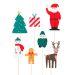  Dekorationspinnar - Classic Christmas, 7-pack