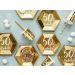  Gyllene pappersmuggar - 50th Birthday, 6-pack