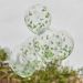  Transparenta ballonger - Bladkonfetti, 6-pack