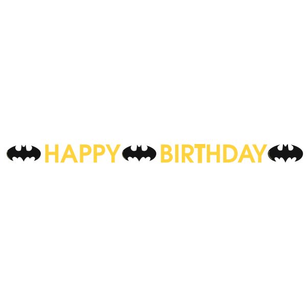  Girlang - Happy Birthday - Batman, 180cm