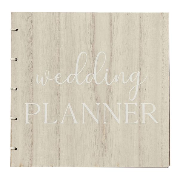  Wedding Planner - Bröllopsplaneringsbok av trä