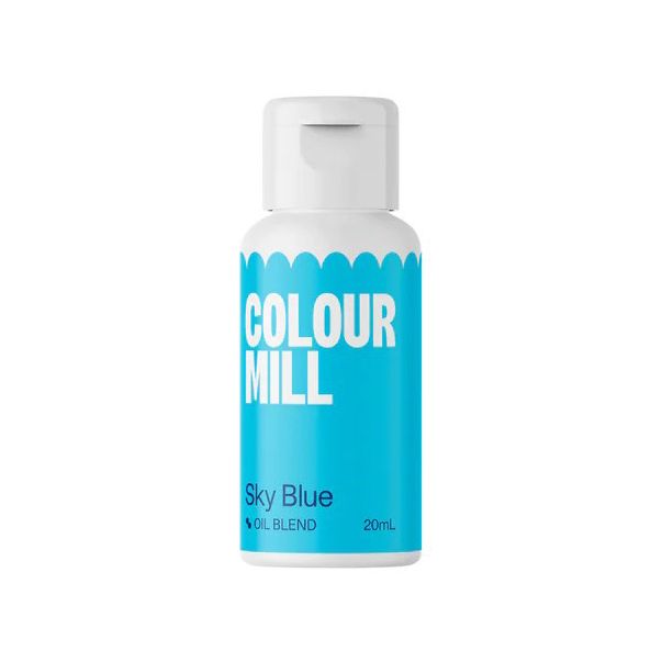 Colour Mill Oljebaserad livsmedelsfärg, 20 ml - Sky Blue