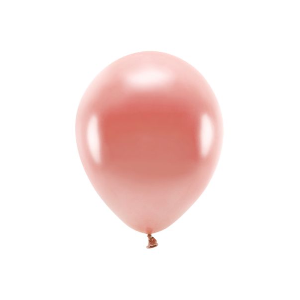  EKO ballonger - Metallisk roséguld, 30cm, 10-pack