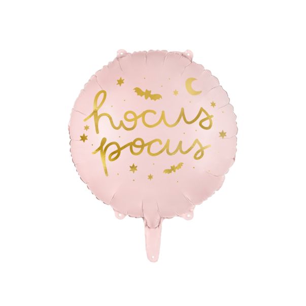  Folieballong - Hocus Pocus, Rosa, 45cm