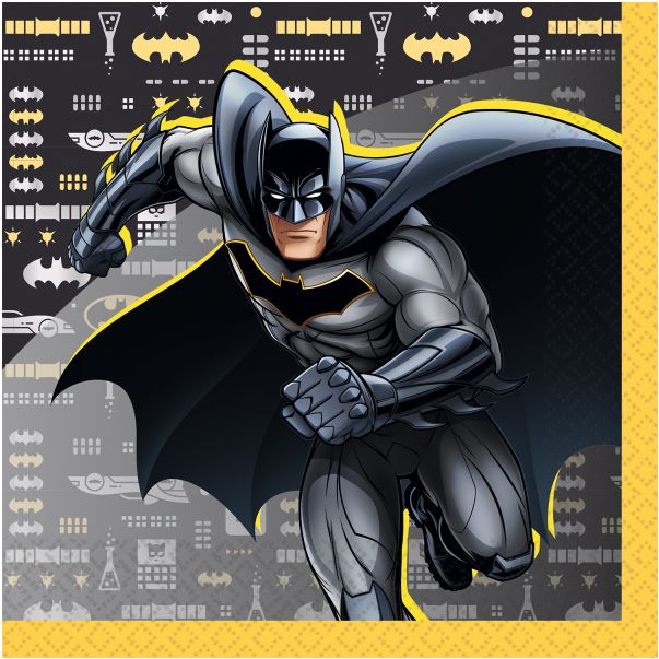  Servetter - Batman, Gotham City, 16-pack