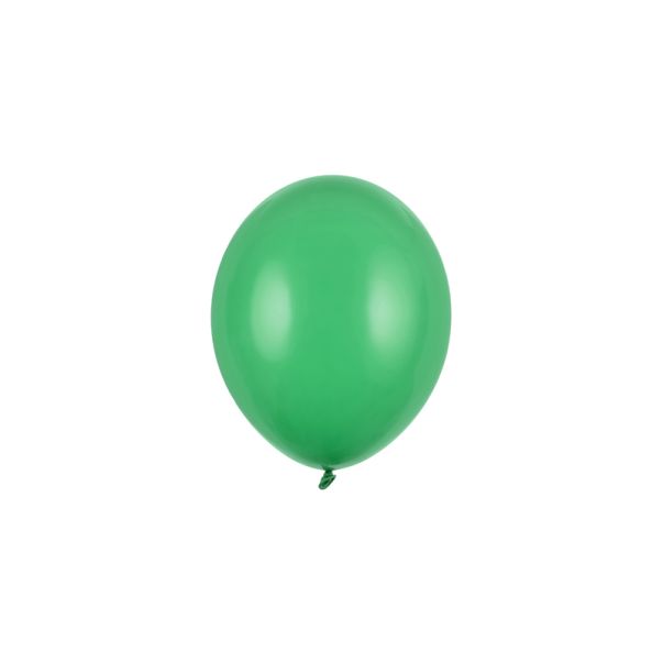  Mini-ballonger - Smaragdgrön pastell, 12cm, 100-pack