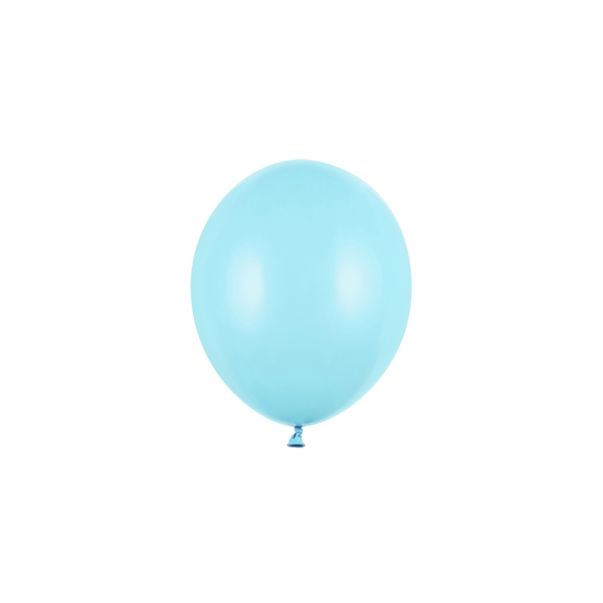  Mini-ballonger - Ljusblå pastell, 12cm, 100-pack