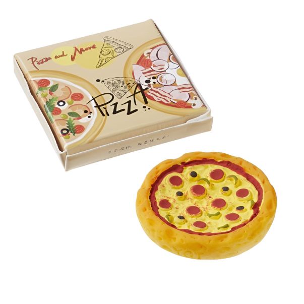  Miniatyr - Pizza och pizzakartong, 3,3cm