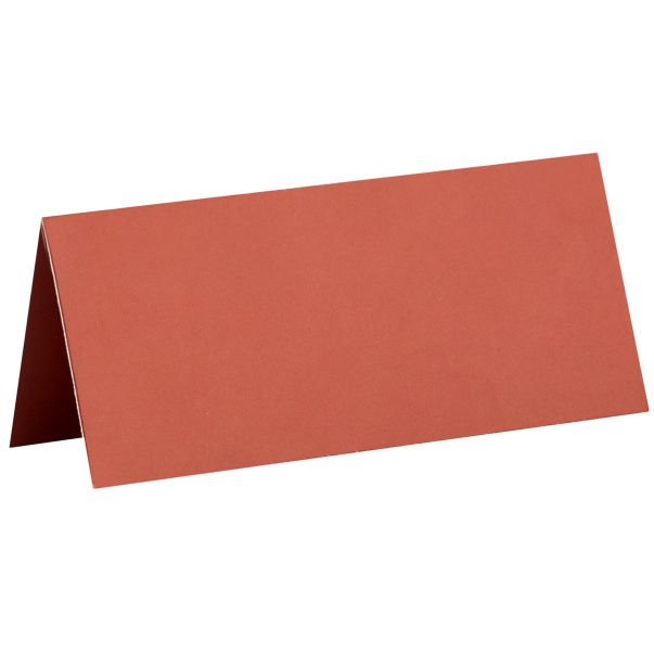  Placeringskort - Terracotta,  7,5x3cm, 10-pack