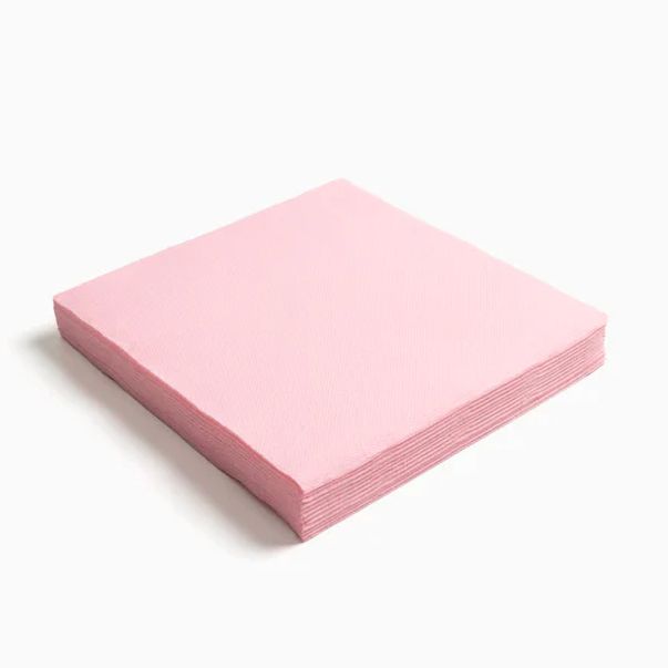  Servetter – Rosa, 25x25cm, 50-pack