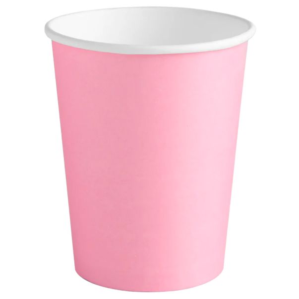  Pappmuggar - Rosa, 10 st