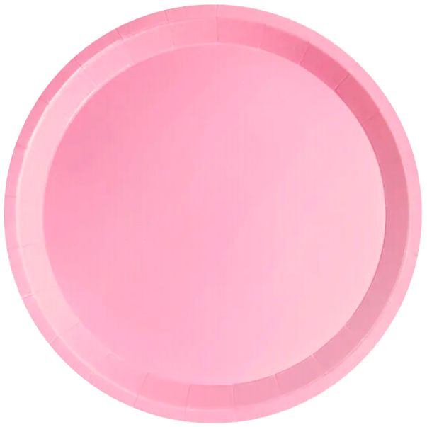  Papptallrikar - Rosa, Ø20,5 cm, 10 st