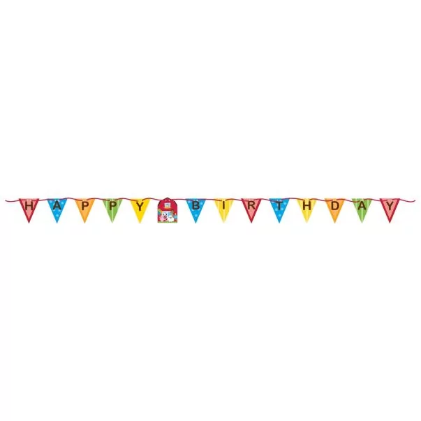  Banderoll - Happy Birthday, bondgård