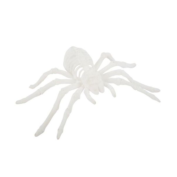  Spindel - Vit sammet, 20,5 cm