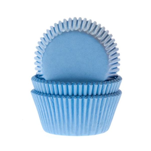 House of Marie Mini-muffinsformar - Ljusblå, 60-pack