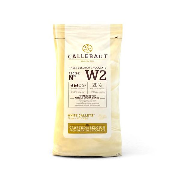 Callebaut Callebaut White Callets - vitchokladknappar, 1 kg