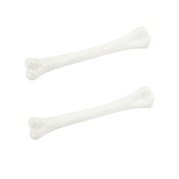  Vita skelettben - 12 cm, 2-pack
